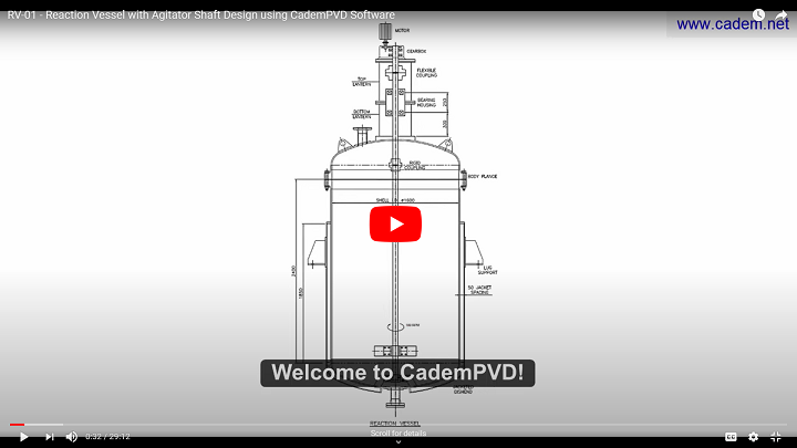 RV-01 - Reaction Vessel with Agitator Shaft